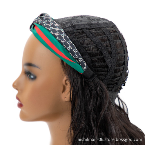 headbands hair wig for women good quality fibre synthetic hair with headband